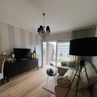 Rental of a stylish 3-room apartment, 49 m², with balcony in Czyżyny district, Kraków, Poland